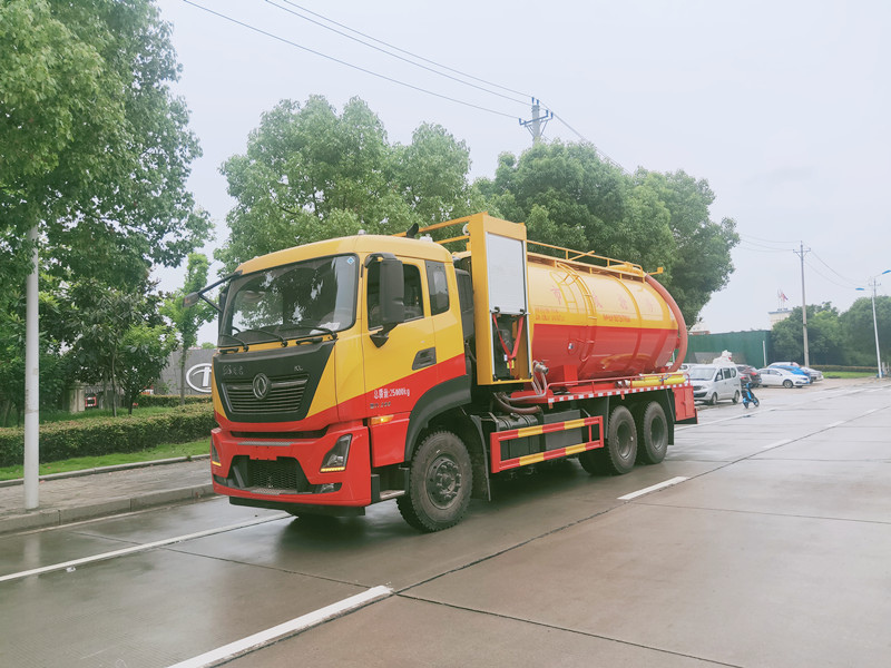 東風(fēng)天龍21方清洗吸污車350馬力